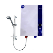 3KW mini  wall mounted kitchen portable electric instant tankless water heater for shower